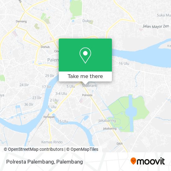 Polresta Palembang map