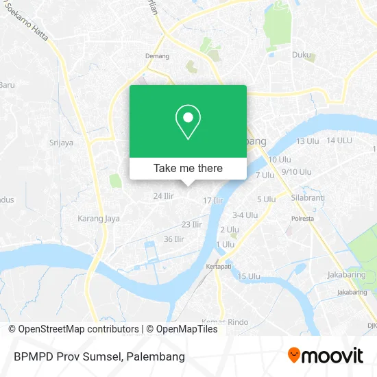 BPMPD Prov Sumsel map