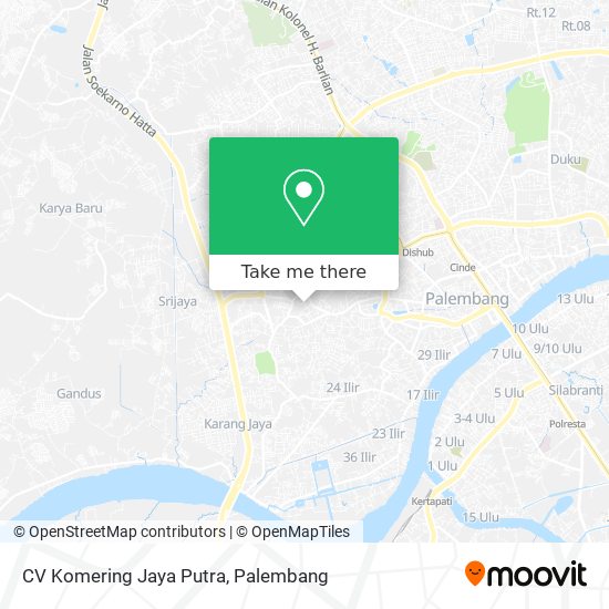 CV Komering Jaya Putra map