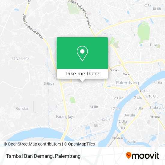 Tambal Ban Demang map