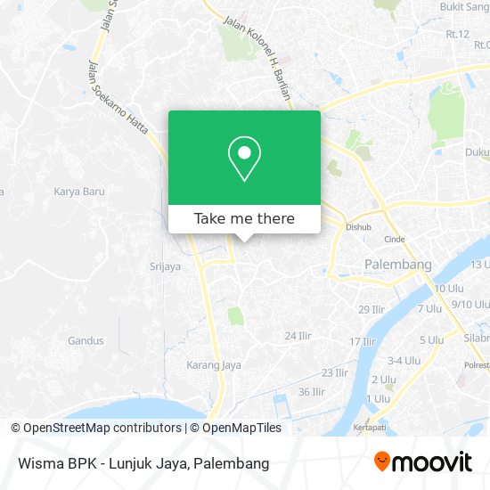 Wisma BPK - Lunjuk Jaya map