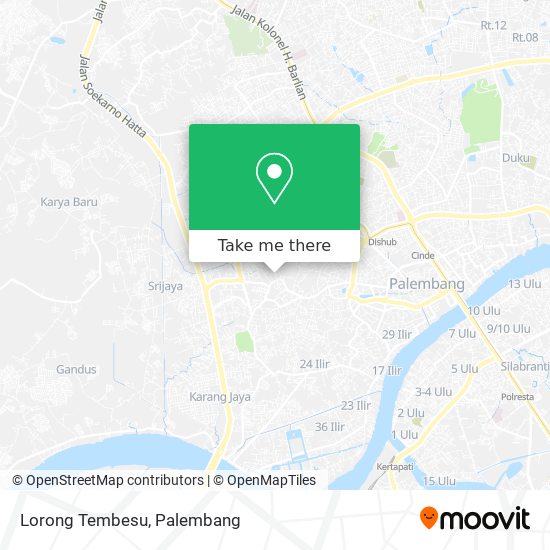 Lorong Tembesu map