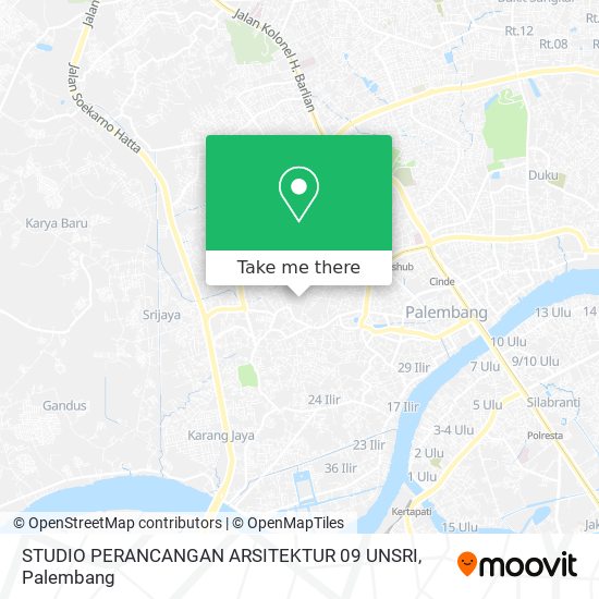 STUDIO PERANCANGAN ARSITEKTUR 09 UNSRI map