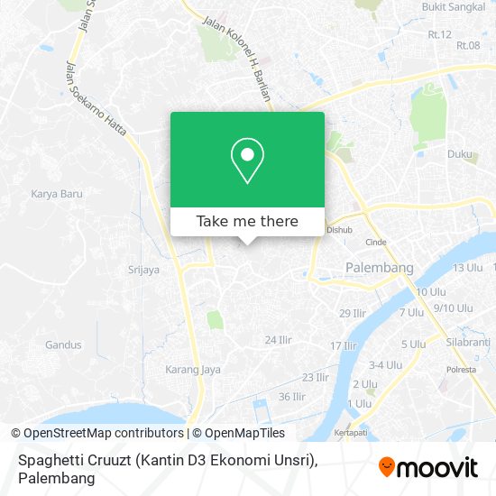 Spaghetti Cruuzt (Kantin D3 Ekonomi Unsri) map