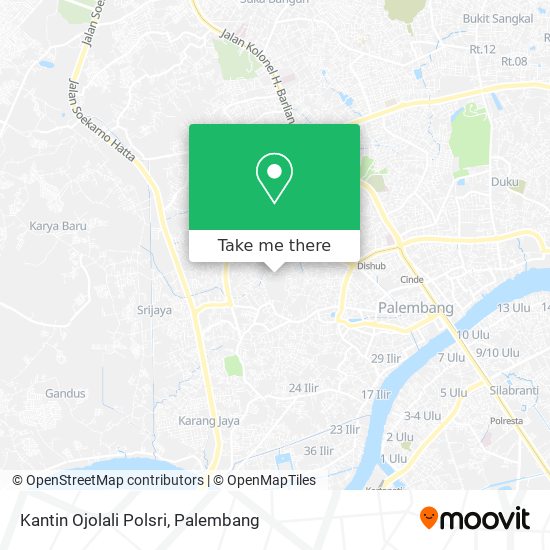 Kantin Ojolali Polsri map