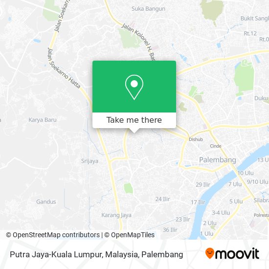 Putra Jaya-Kuala Lumpur, Malaysia map