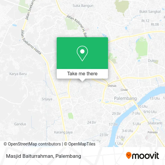 Masjid Baiturrahman map
