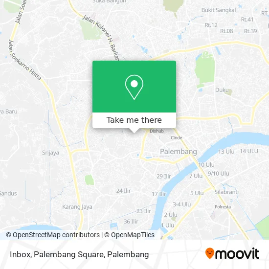 Inbox, Palembang Square map