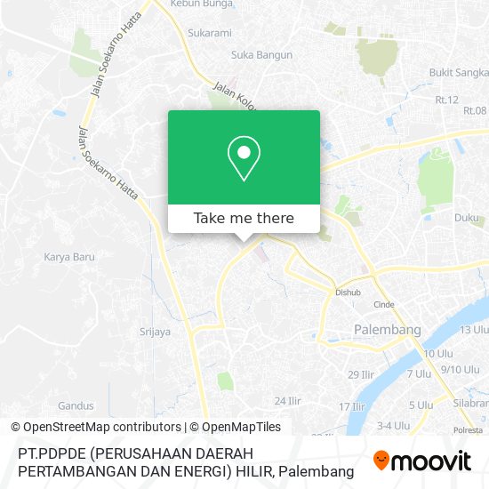 PT.PDPDE (PERUSAHAAN DAERAH PERTAMBANGAN DAN ENERGI) HILIR map