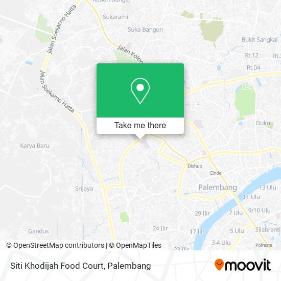 Siti Khodijah Food Court map