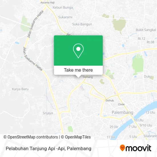 Pelabuhan Tanjung Api -Api map
