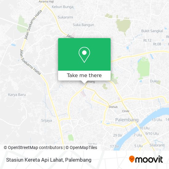 Stasiun Kereta Api Lahat map