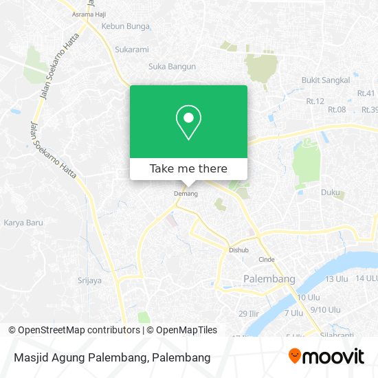 Masjid Agung Palembang map