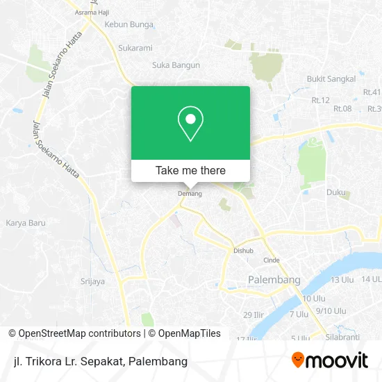 jl. Trikora Lr. Sepakat map