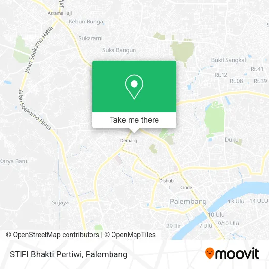 STIFI Bhakti Pertiwi map