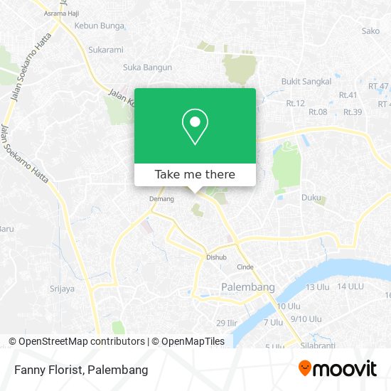 Fanny Florist map