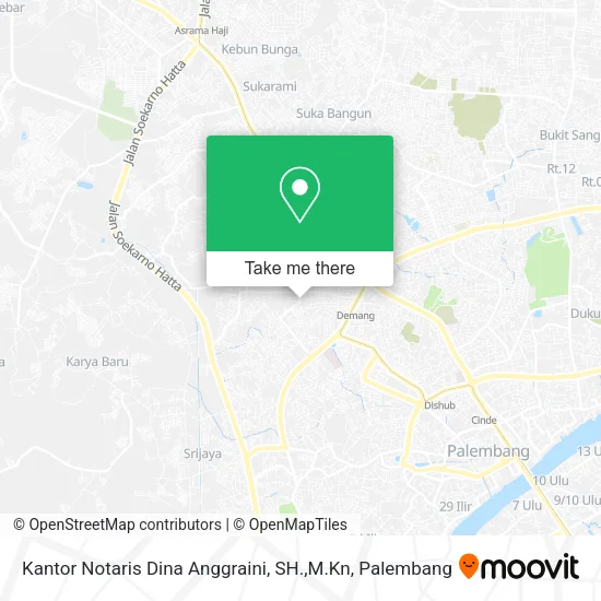 Kantor Notaris Dina Anggraini, SH.,M.Kn map
