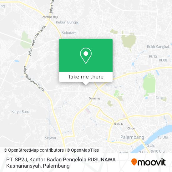 PT.  SP2J, Kantor Badan Pengelola RUSUNAWA Kasnariansyah map