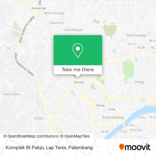 Komplek BI Pakjo, Lap Tenis map