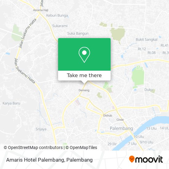 Amaris Hotel Palembang map