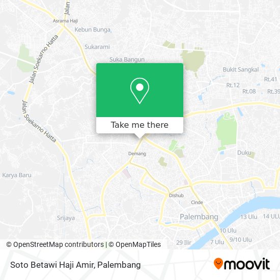 Soto Betawi Haji Amir map