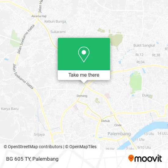 BG 605 TY map