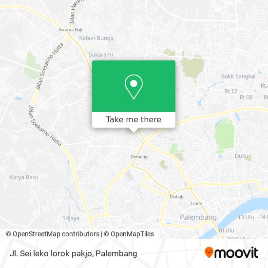Jl. Sei leko lorok pakjo map