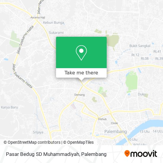 Pasar Bedug SD Muhammadiyah map