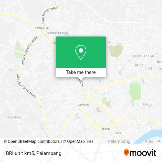 BRI unit km5 map