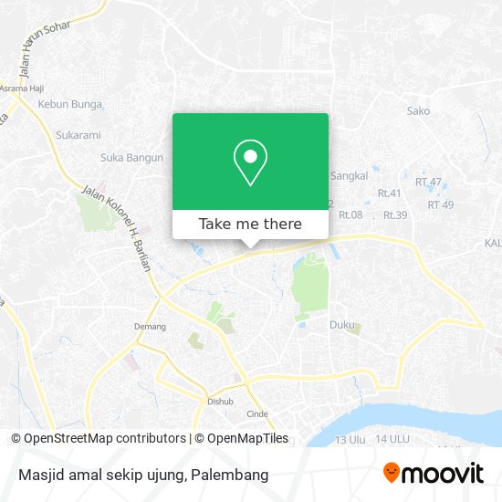 Masjid amal sekip ujung map