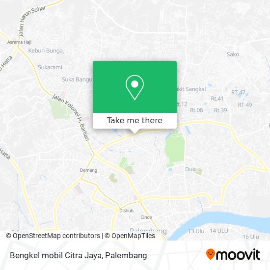 Bengkel mobil Citra Jaya map