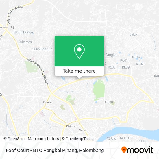 Foof Court - BTC Pangkal Pinang map