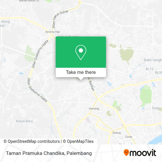 Taman Pramuka Chandika map