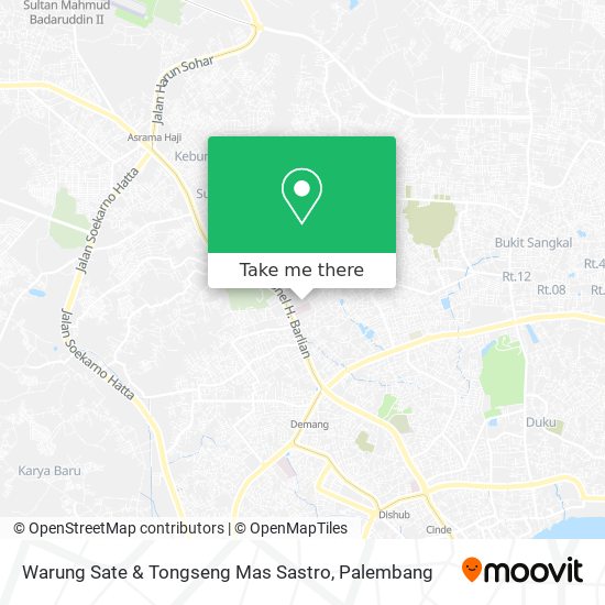 Warung Sate & Tongseng Mas Sastro map
