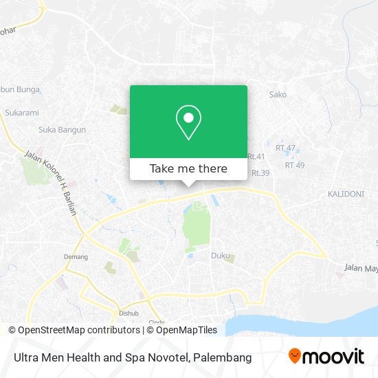 Ultra Men Health and Spa Novotel map