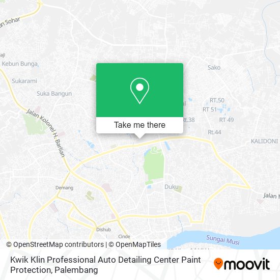 Kwik Klin Professional Auto Detailing Center Paint Protection map