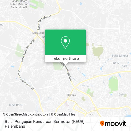 Balai Pengujian Kendaraan Bermotor (KEUR) map