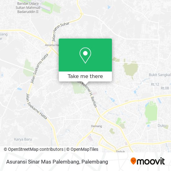 Asuransi Sinar Mas Palembang map