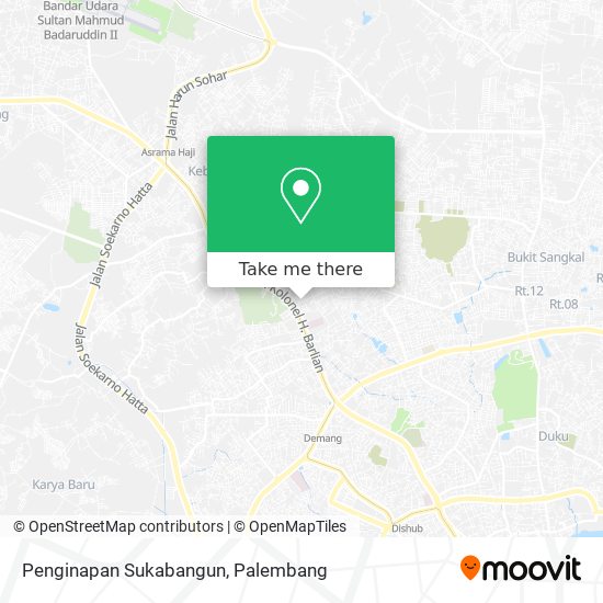 Penginapan Sukabangun map