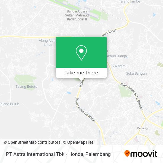 PT Astra International Tbk - Honda map