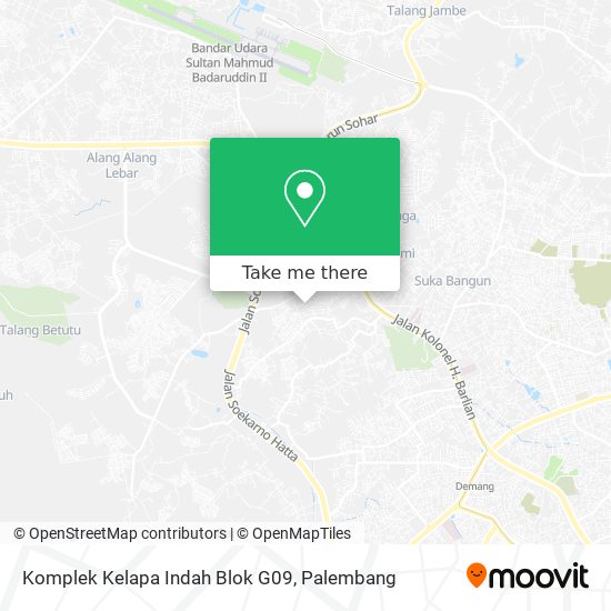 Komplek Kelapa Indah Blok G09 map