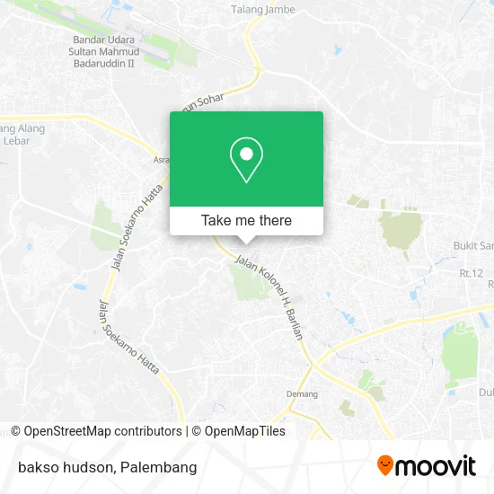 bakso hudson map