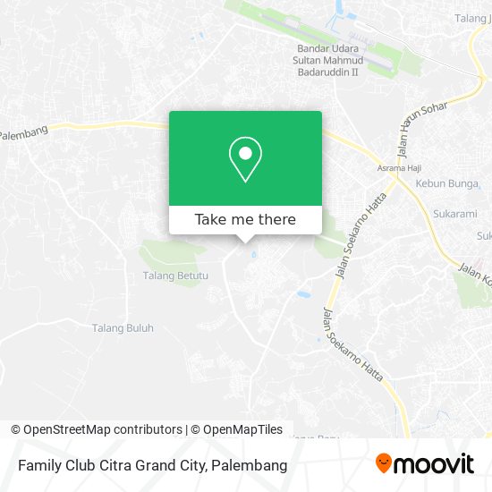 Family Club Citra Grand City map