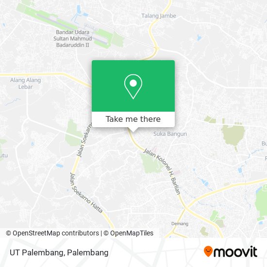 UT Palembang map