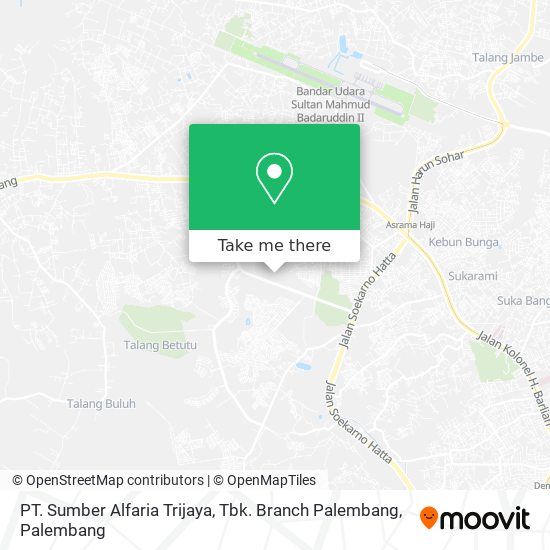 PT. Sumber Alfaria Trijaya, Tbk. Branch Palembang map