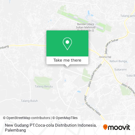 New Gudang PT.Coca-cola Distribution Indonesia map