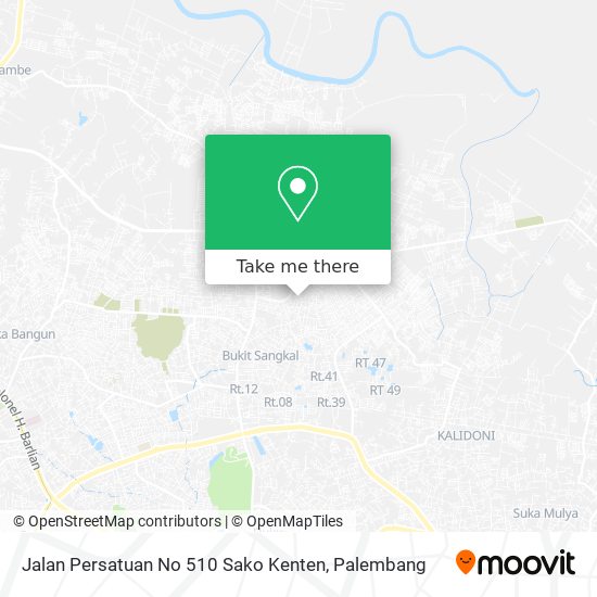 Jalan Persatuan No 510 Sako Kenten map