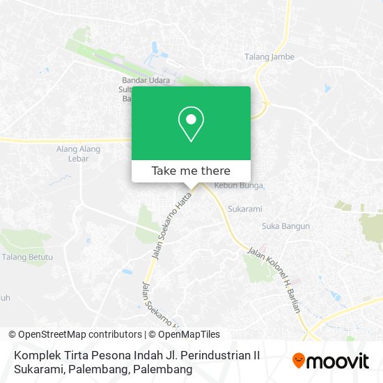 Komplek Tirta Pesona Indah Jl. Perindustrian II Sukarami, Palembang map