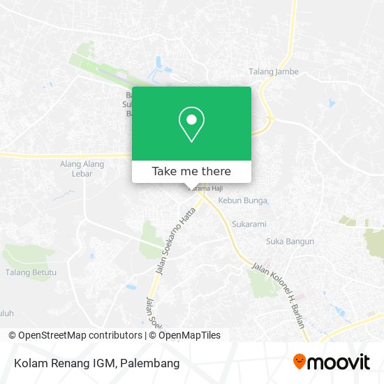 Kolam Renang IGM map