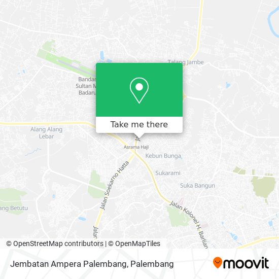 Jembatan Ampera Palembang map